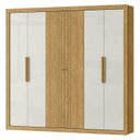 Ver imagem 3 de Guarda-roupa Casal Montecarlo 6 Portas 3 Gaveta 100% Mdf