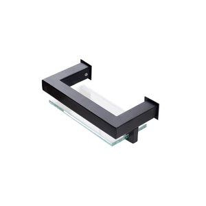 Porta Sabonete Saboneteira Banheiro em Aço Inox Black Matte Preto Fosco Stainless