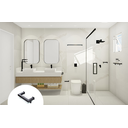 Ver imagem 3 de Porta Sabonete Saboneteira Banheiro em Aço Inox Black Matte Preto Fosco Stainless