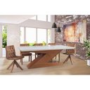 Ver imagem 2 de Mesa de Jantar Retangular de Madeira Zahra 200cm X 100cm Pinhao