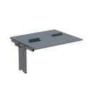 Ver imagem 1 de Complemento de Mesa Plataforma para Coworking para 2 Pessoas 150x120 150cm Industrial Grafito Cinza