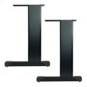 Ver imagem 1 de Par Pé para Mesa com Acabamento em Madeira (preto)