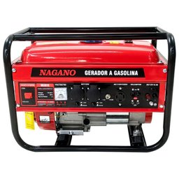 Gerador de Energia a Gasolina 3.6 Kva Monofásico 110v220v 7hp - 2