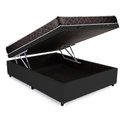 Ver imagem 3 de Cama Box Baú Casal Conforto Sintético Marrom + Colchão Casal Conforto Espuma D33 30x138x188