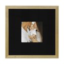Ver imagem 2 de Kit 3 Quadros Porta Retrato Foto 10x10 Paspatur Preto 20x20