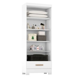 Quarto Modulado Casal Completo 6 Peças 6 Portas 5 Gavetas com Maleiro Smart Plus - 17