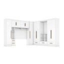 Ver imagem 3 de Quarto Modulado Casal Completo 6 Peças 6 Portas 5 Gavetas com Maleiro Smart Plus
