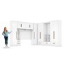 Quarto Modulado Casal Completo 6 Peças 6 Portas 5 Gavetas com Maleiro Smart Plus - 4
