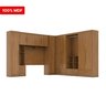 Quarto Modulado Casal Completo 100% MDF 6 Peças 6 Portas 5 Gavetas com Maleiro Smart Plus - 4