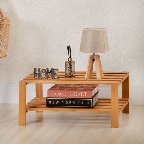 Estante Multiuso Natural & Colors 2 Prateleiras Extended