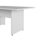 Ver imagem 5 de Mesa Reunião Escritório 160cm X 80cm Cinza Pés Painel F5 Cor:cinza