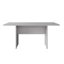Ver imagem 4 de Mesa Reunião Escritório 160cm X 80cm Cinza Pés Painel F5 Cor:cinza