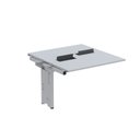 Ver imagem 1 de Complemento de Mesa Plataforma para Coworking para 2 Pessoas 160x120 160cm Industrial Cinza