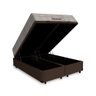 Cama Box Baú Queen + Colchão de Molas Ensacadas Ortobom Airtech Springpocket 158cm - 4