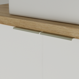 Conjunto de Banheiro Nature 60cm Estilare Cnj4009 Carvalho/branco - 5