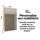 Ver imagem 7 de Conjunto de Banheiro Nature 60cm Estilare CNJ4009 Carvalho/Branco