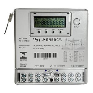 Medidor de Energia Trifásico 380v/440v Up Energy C/ Inmetro