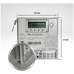 Medidor de Energia Trifásico 380v/440v Up Energy C/ Inmetro - 4