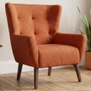 Ver imagem 2 de Poltrona Decorativa Malta Base Madeira Linho Color Trend Tca 303 Moll