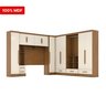 Quarto Modulado Casal Completo 100% MDF 6 Peças 6 Portas 5 Gavetas com Maleiro Smart Plus - 4