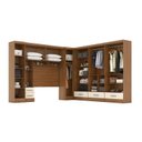 Ver imagem 7 de Quarto Modulado Casal Completo 100% MDF 6 Peças 6 Portas 5 Gavetas Com Maleiro Smart Plus