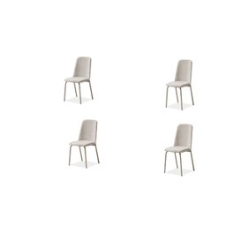 Conjunto 4 Cadeiras Dubai Design Exclusivo Ambientes Moderno - 2