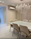 Ver imagem 2 de Kit 4 Cadeiras de Jantar Dubai Dara Estrutura Champagne Estofada Tecido Duplo
