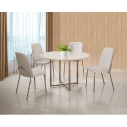 Conjunto 4 Cadeiras Dubai Design Exclusivo Ambientes Moderno - 1