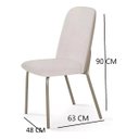 Ver imagem 7 de Conjunto 4 Cadeiras Dubai Design Exclusivo Ambientes Moderno