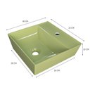 Ver imagem 4 de Kit Cuba Aq33 Volcano com Torneira C50 e Válvula Abs com Sifão e Flexível