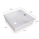 Ver imagem 4 de Kit Cuba Aq33 Volcano com Torneira C50 e Válvula Abs com Sifão e Flexível