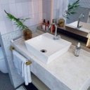 Ver imagem 1 de Kit Cuba Aq33 Volcano com Torneira C50 e Válvula Abs com Sifão e Flexível