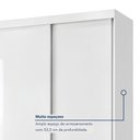 Ver imagem 6 de Guarda Roupa Casal Premium Lily 205,9cm 3 Portas 4 Gavetas Yescasa Branco