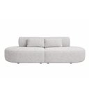 Ver imagem 5 de Sofá Orgânico Bi Partido 230cm Serina Bouclé Cinza - Sallar Home