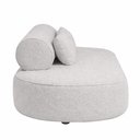 Ver imagem 6 de Sofá Orgânico Bi Partido 230cm Serina Bouclé Cinza - Sallar Home