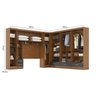 Quarto Modulado Casal Completo 100% MDF 6 Peças 6 Portas 5 Gavetas com Maleiro Smart Plus - 7