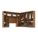 Ver imagem 7 de Quarto Modulado Casal Completo 100% MDF 6 Peças 6 Portas 5 Gavetas com Maleiro Smart Plus Yescasa Bege/Cinamomo/Chumbo
