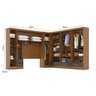 Quarto Modulado Casal Completo 6 Peças 6 Portas 5 Gavetas com Maleiro Smart Plus - 6