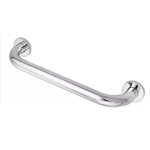 Alça de Apoio Banheiro Inox Barra 30cm Idoso 2 Unidades