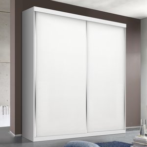 Guarda-roupa Solteiro 2 Porta de Correr 2 Gavetas Nala Espresso Móveis