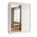 Ver imagem 3 de Guarda-Roupa Solteiro 2 Portas de Correr 2 Gavetas e 3 Espelhos Nala Plus Yescasa Branco