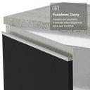 Ver imagem 7 de Balcão de Cozinha 50cm 1 Porta (sem Tampo) Branco/preto Glamy Madesa