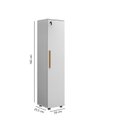 Ver imagem 4 de Armário Multiuso com Chave e Rodizio Lune Espresso Móveis