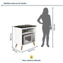 Ver imagem 3 de Balcão Parma para Cozinha e Cooktop Itatiaia 4 Bocas Bivolt