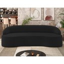 Ver imagem 2 de Sofá 4 Lugares para Sala de Estar Living 230cm Theo D06 Veludo Preto - Mpozenato