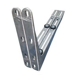 Suporte Ajustável 400mm a 500mm de Alumínio para Ar Condicionado Split - até 12.000 Btus - 2