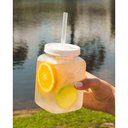 Ver imagem 2 de Copo Quadrado Vintage Boccati com Canudo 670ml Cozinha Lazer Cor:transparente