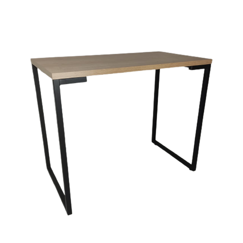 Mesa de Escritório 90 cm Estilo Industrial com Pés de Metal Natura