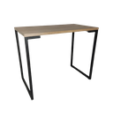 Ver imagem 1 de Mesa de Escritório 90 cm Estilo Industrial com Pés de Metal Natura