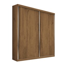 Guarda-roupa Solteiro 2 Porta de Correr 2 Gavetas Nala Espresso Móveis - 12